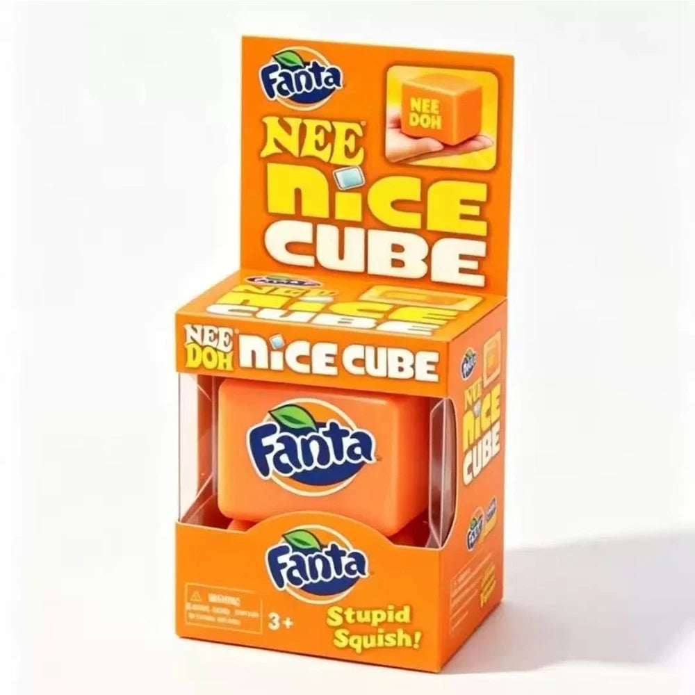 Schylling Needoh Nice Cube Sensory Fidget Cube Stress Relief Squishy Cube Anti-Anxiety Squeeze Object For Focus ADHD Population