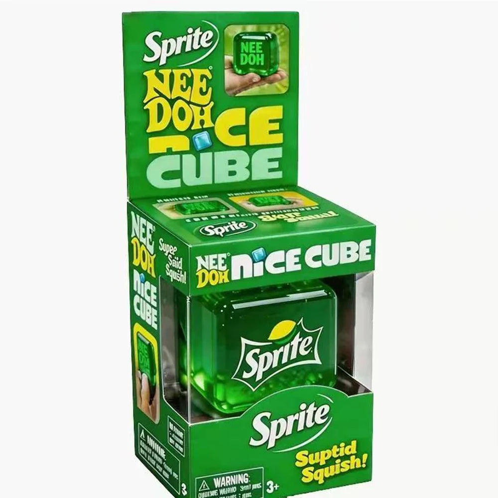 Schylling Needoh Nice Cube Sensory Fidget Cube Stress Relief Squishy Cube Anti-Anxiety Squeeze Object For Focus ADHD Population